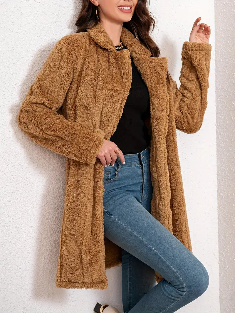 Charlotte - Manteau Teddy Doux et Élégant