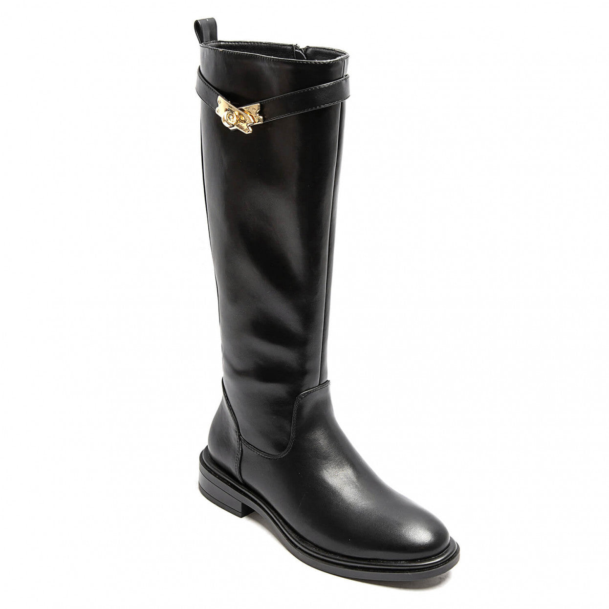 Bettina Black High Boots