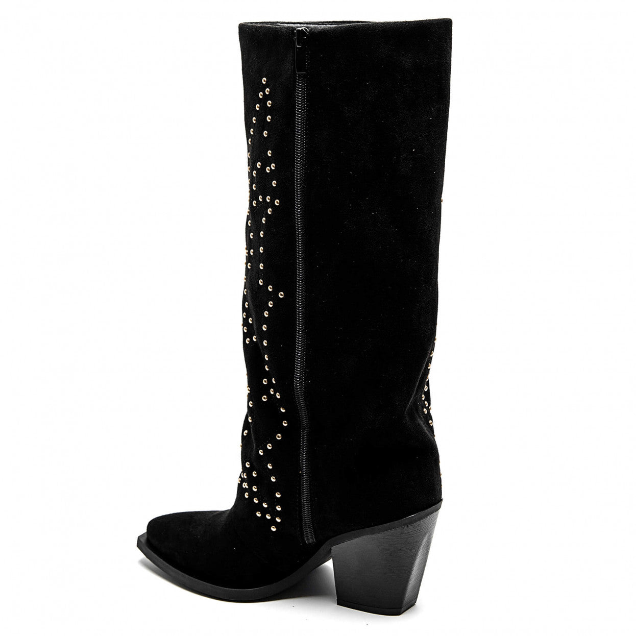 Rowdy Black High Boots