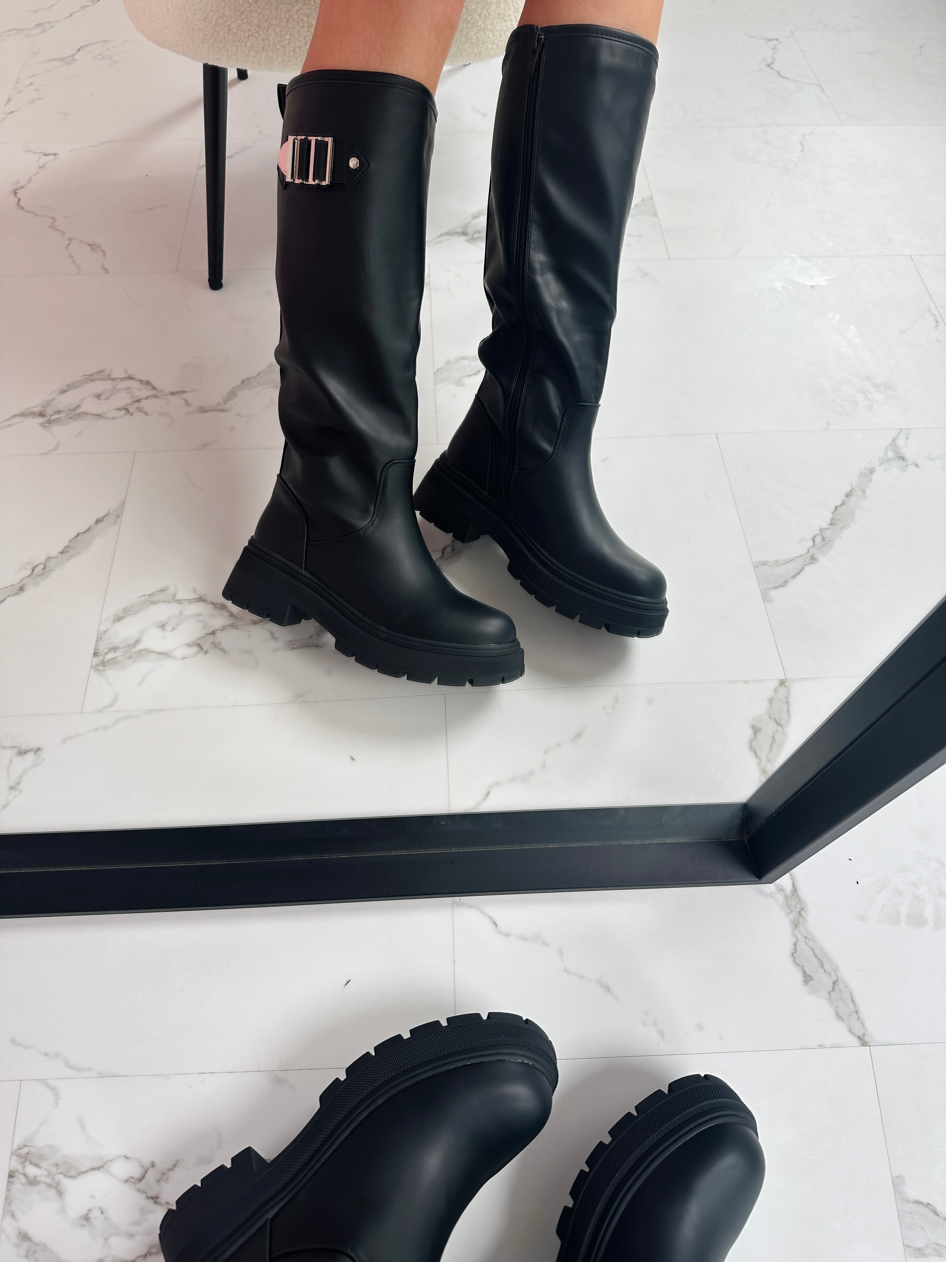 Bottes hautes Gala noires