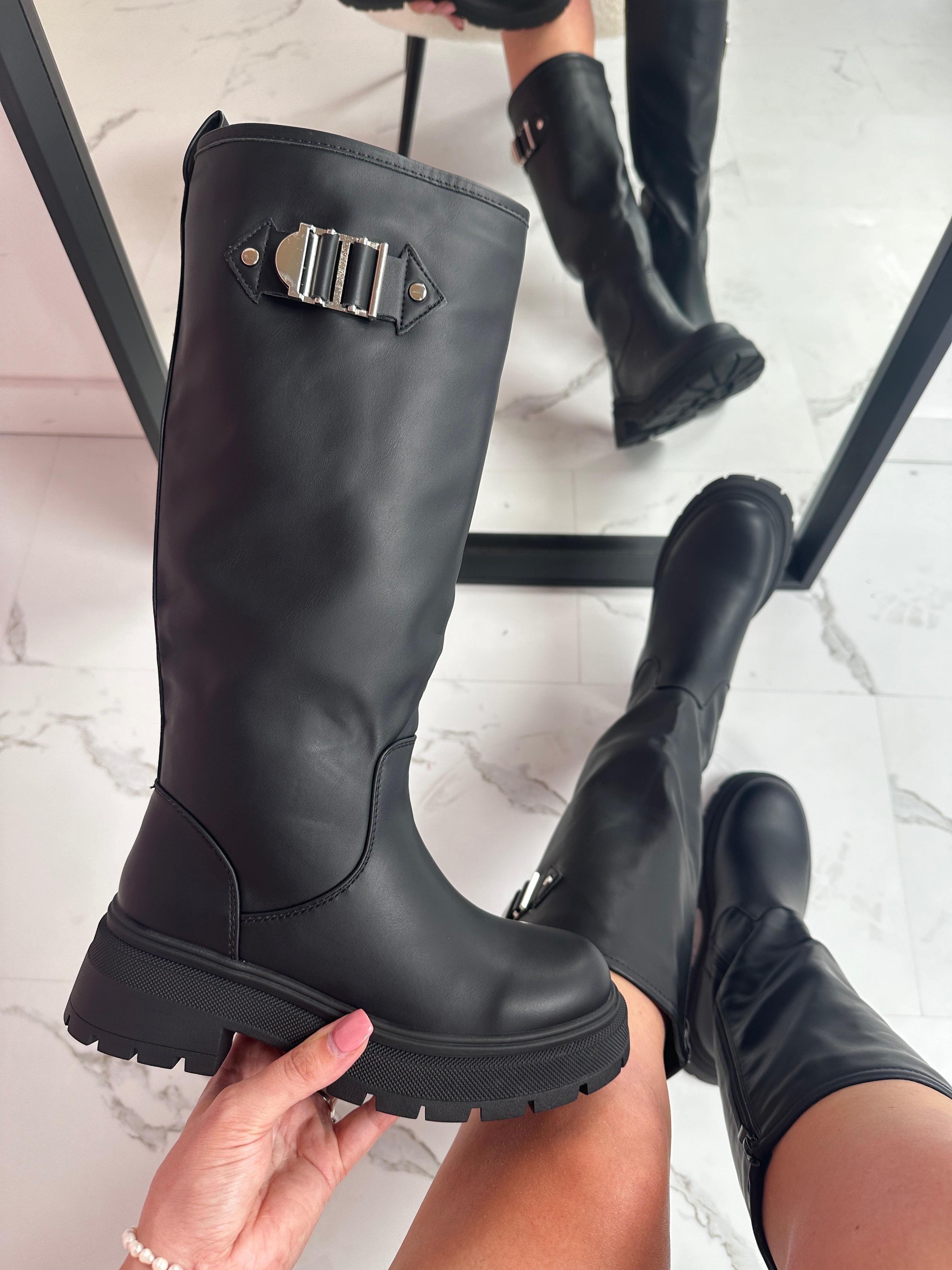 Bottes hautes Gala noires