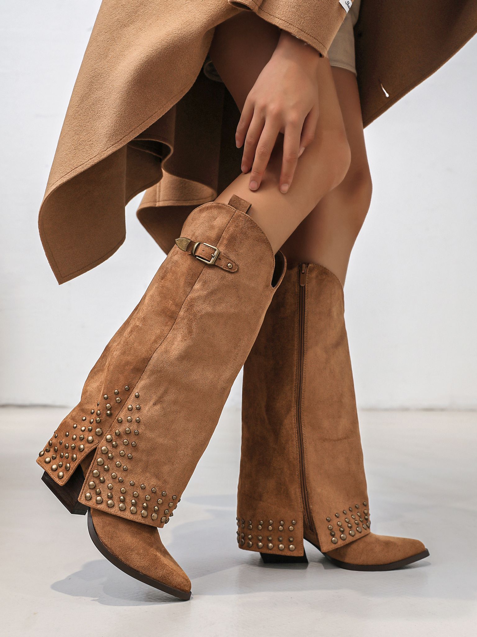 Bottes Linda Camel