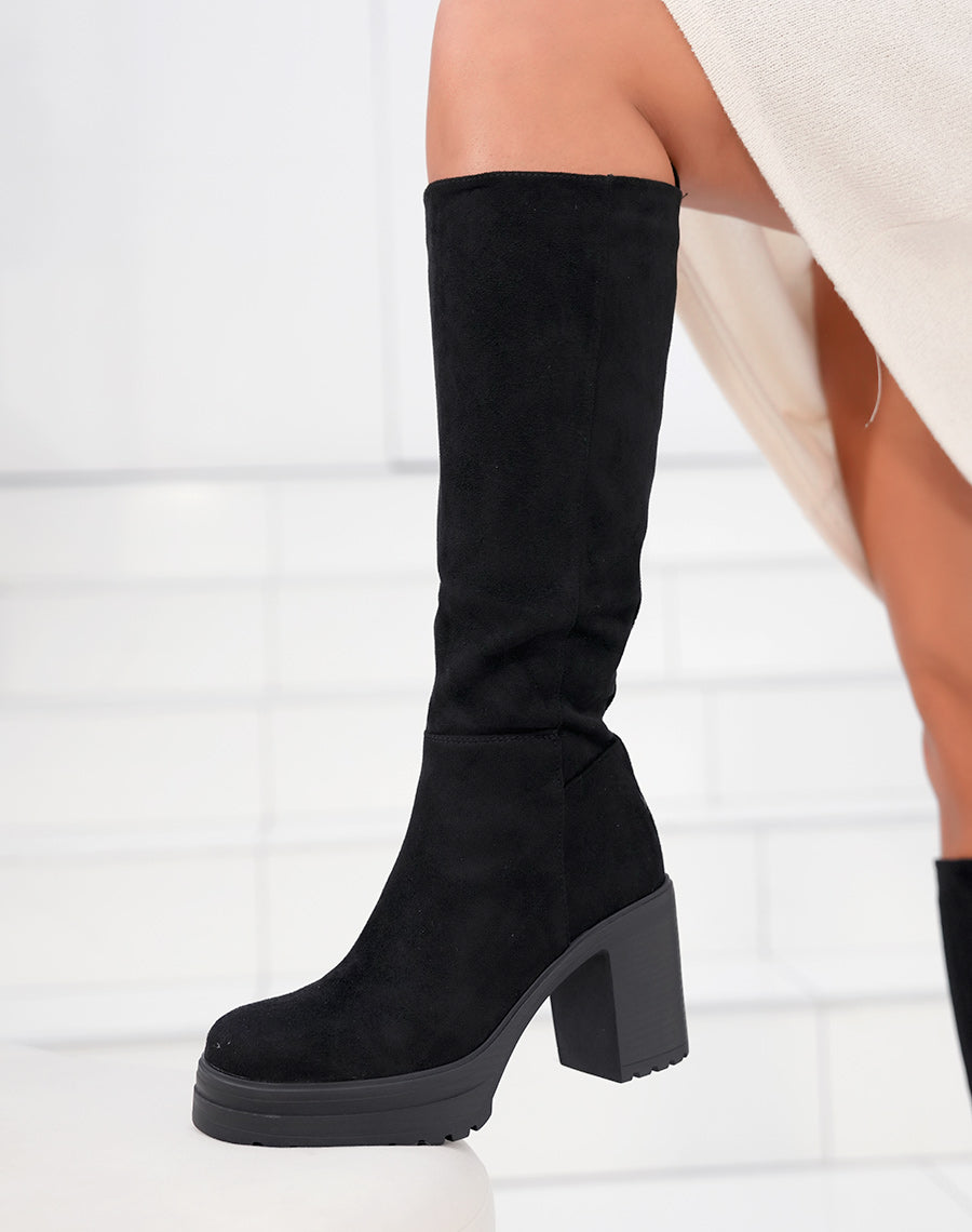 Bottes hautes Lua noires