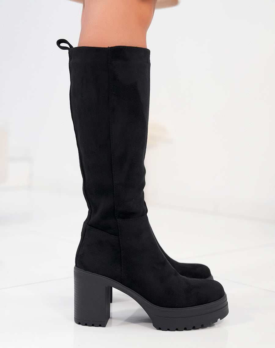 Bottes hautes Lua noires