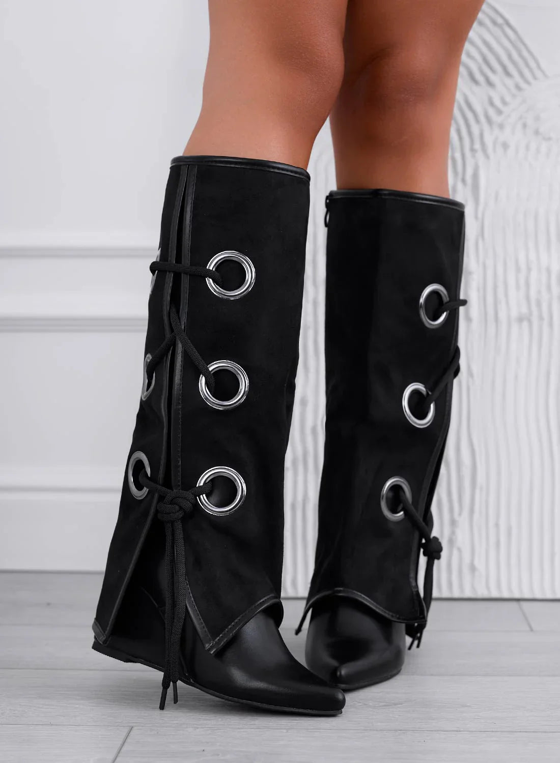 Delia - Bottes hautes - Noir