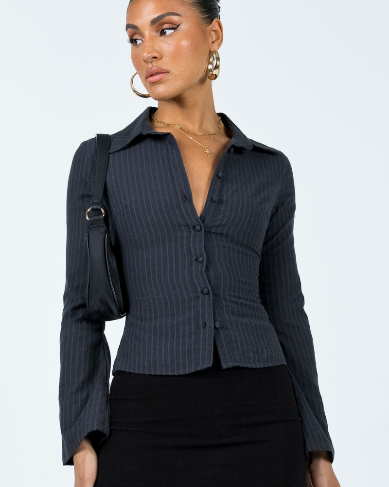 La Delacroix™ | Chemise Pinstripe