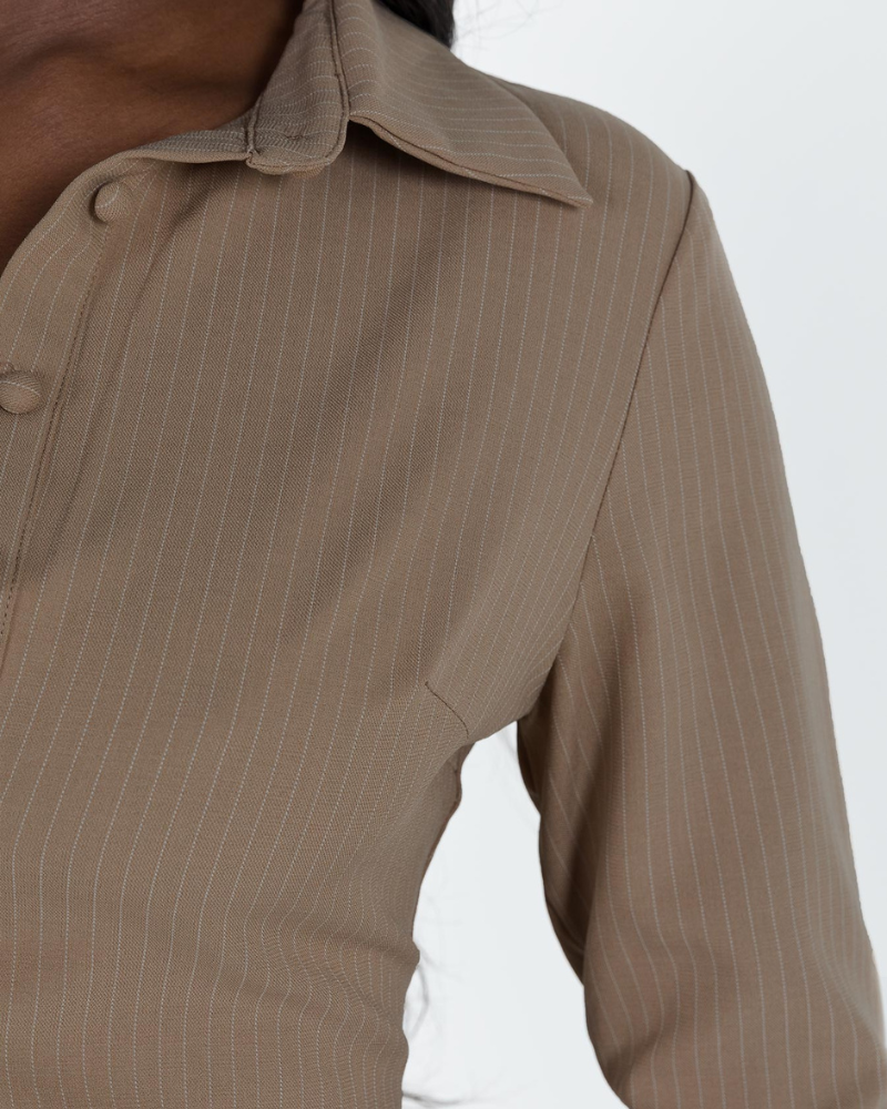 La Delacroix™ | Chemise Pinstripe