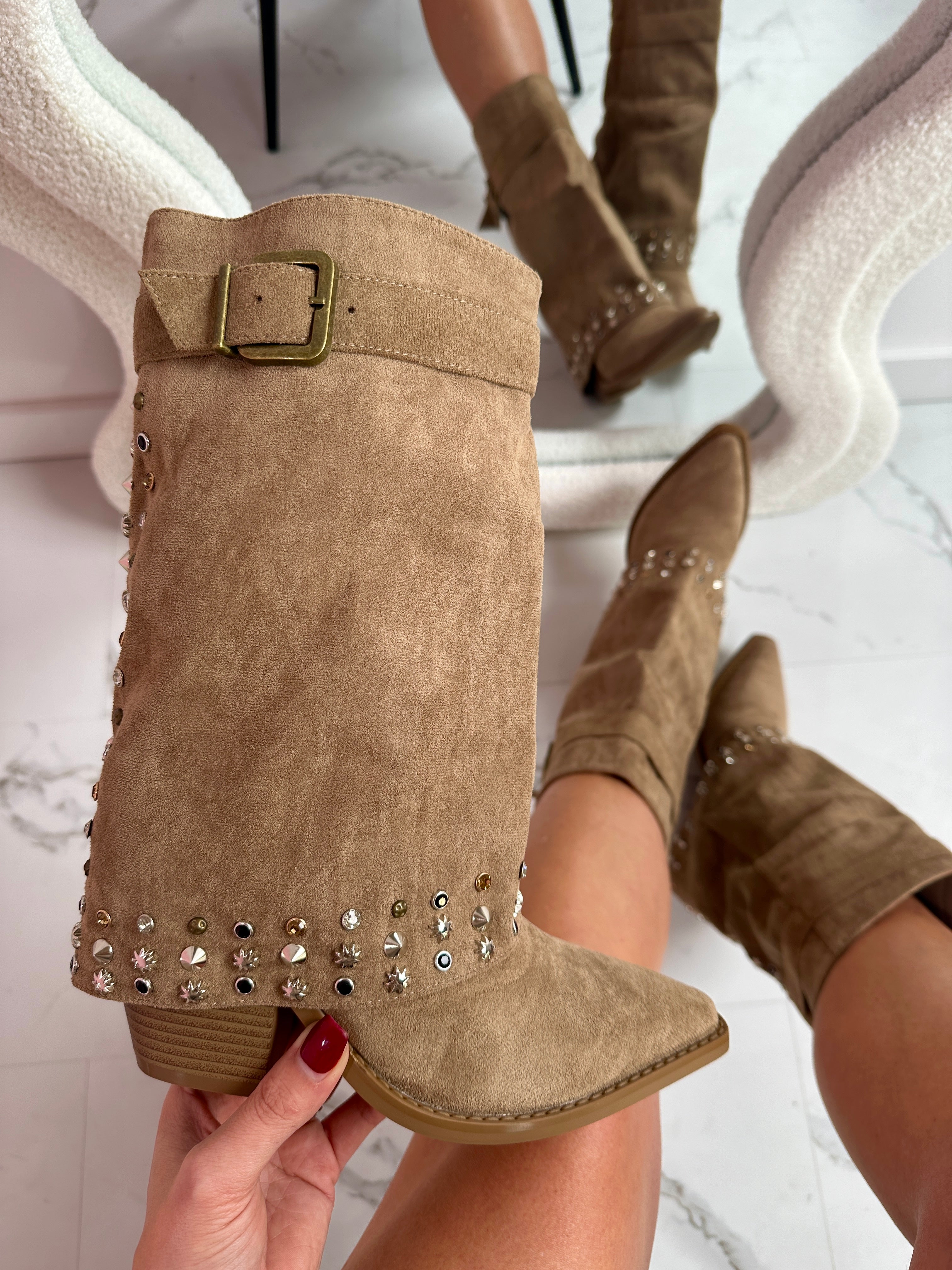 Bottes Tessy Taupe