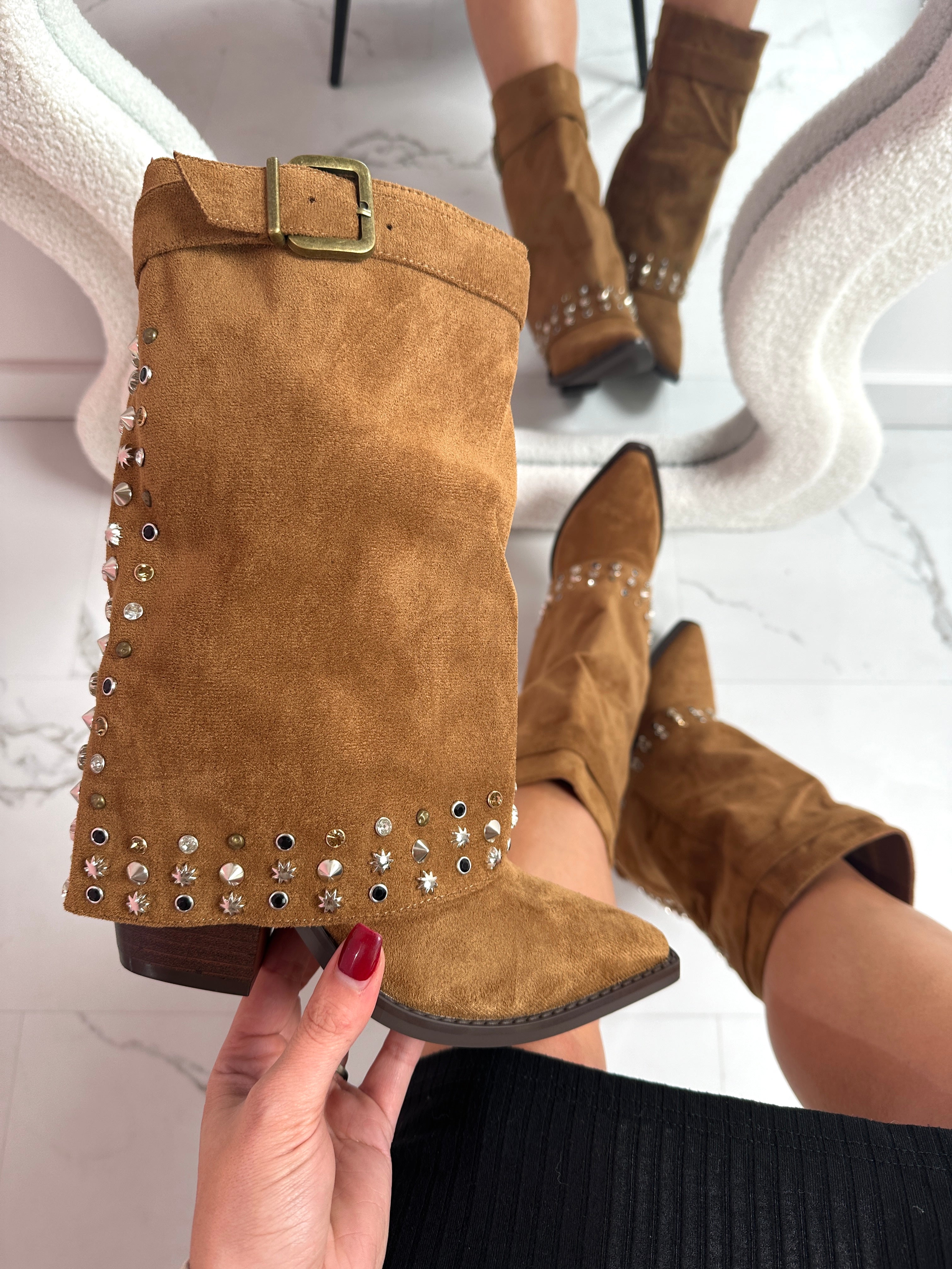 Tessy Camel Boots