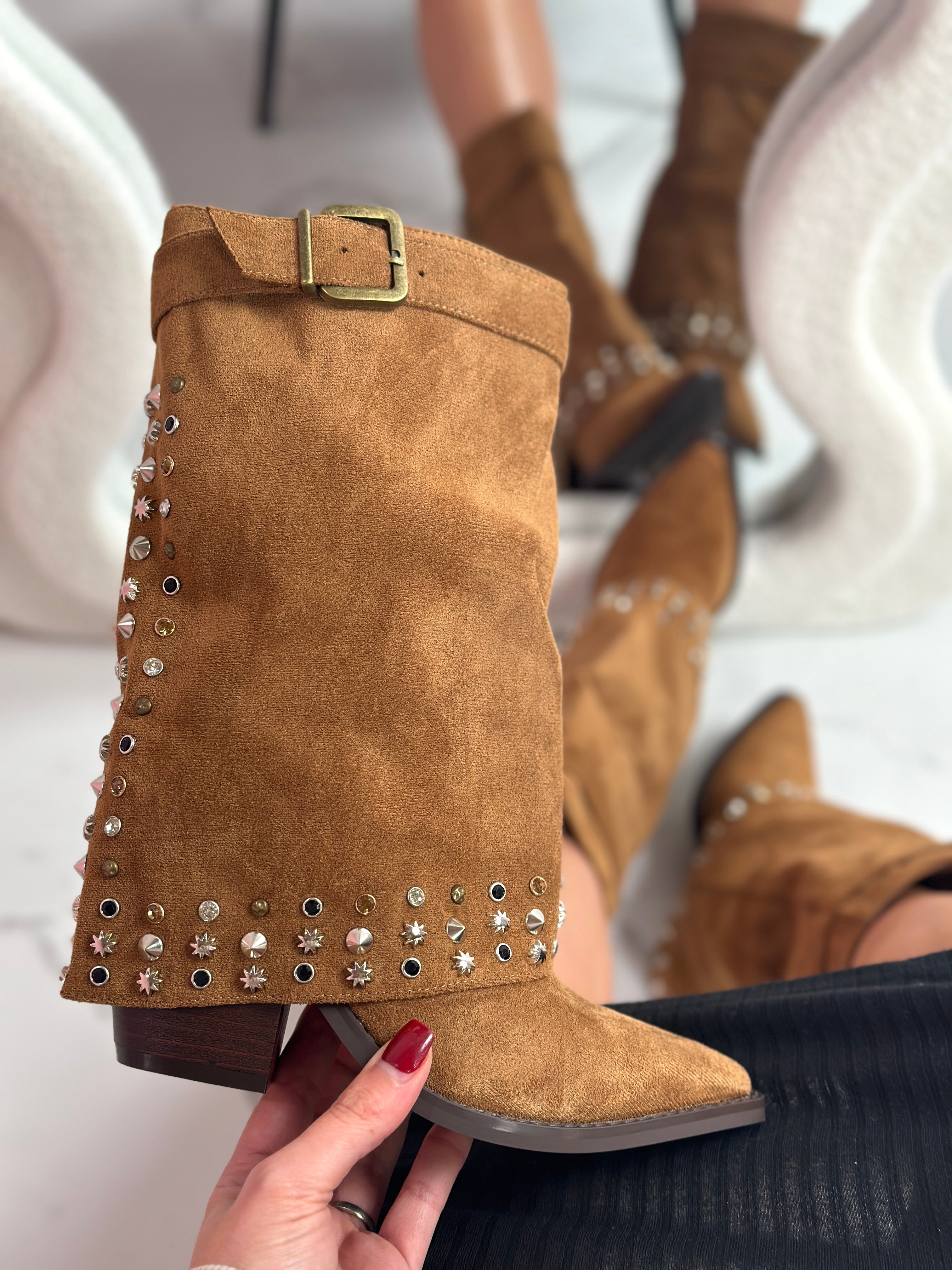 Tessy Camel Boots