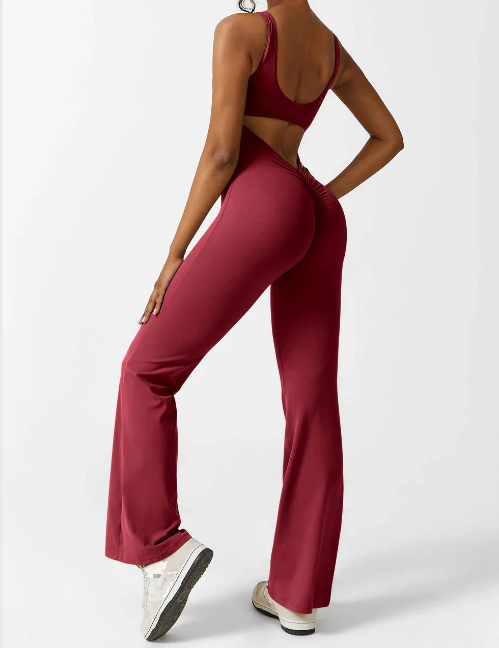 Sierra - Chic V-Back Jumpsuit