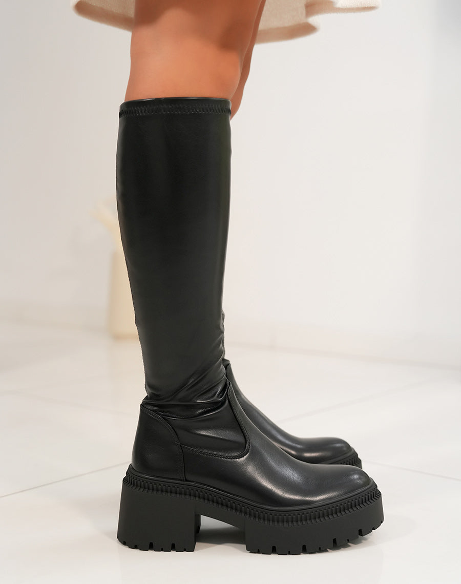 Iwana Black High Boots