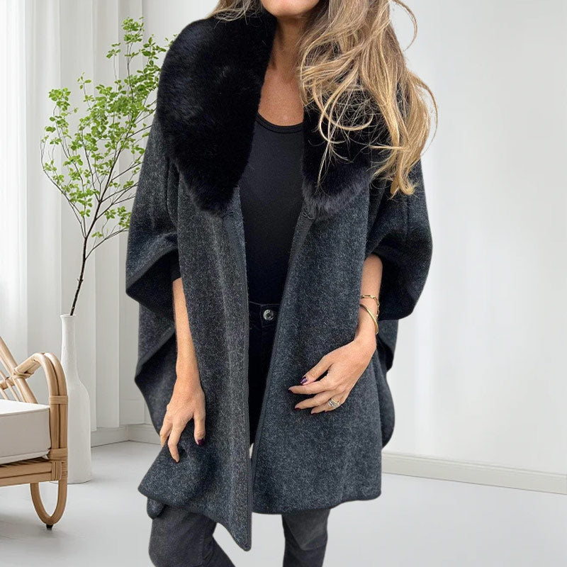 Livia - Manteau en fausse fourrure d’hiver