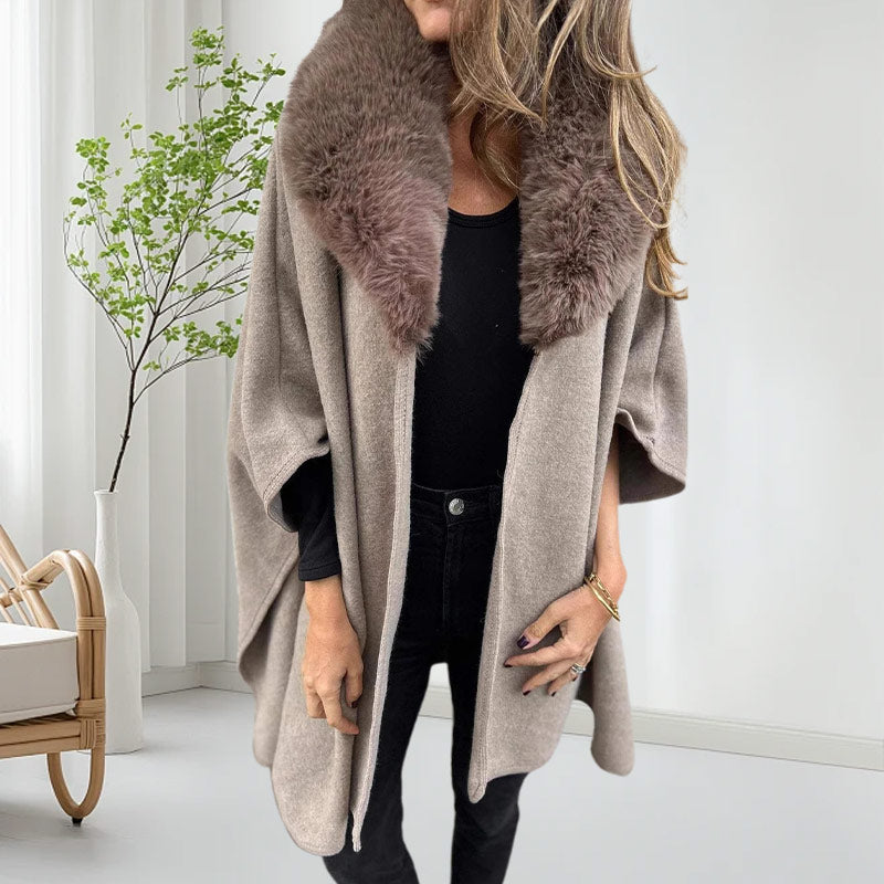 Livia - Manteau en fausse fourrure d’hiver